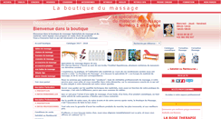 Desktop Screenshot of boutique-massage.com