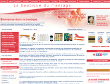 Tablet Screenshot of boutique-massage.com